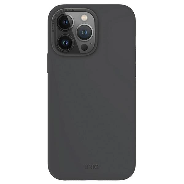 Uniq Lino Hue Magclick Charging case for iPhone 15 Pro Max - grayeng