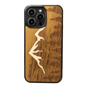 Wooden case for iPhone 15 Pro Max Bewood Imbuia Mountainseng