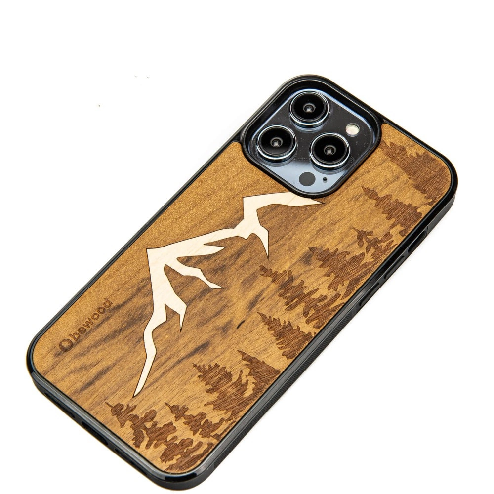 Wooden case for iPhone 15 Pro Max Bewood Imbuia Mountainseng