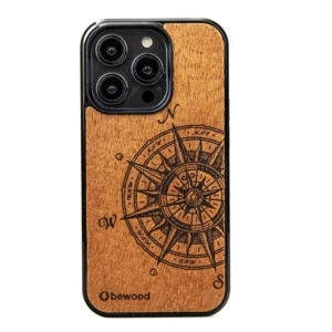 Bewood Traveler Merbau wooden case for iPhone 15 Proeng
