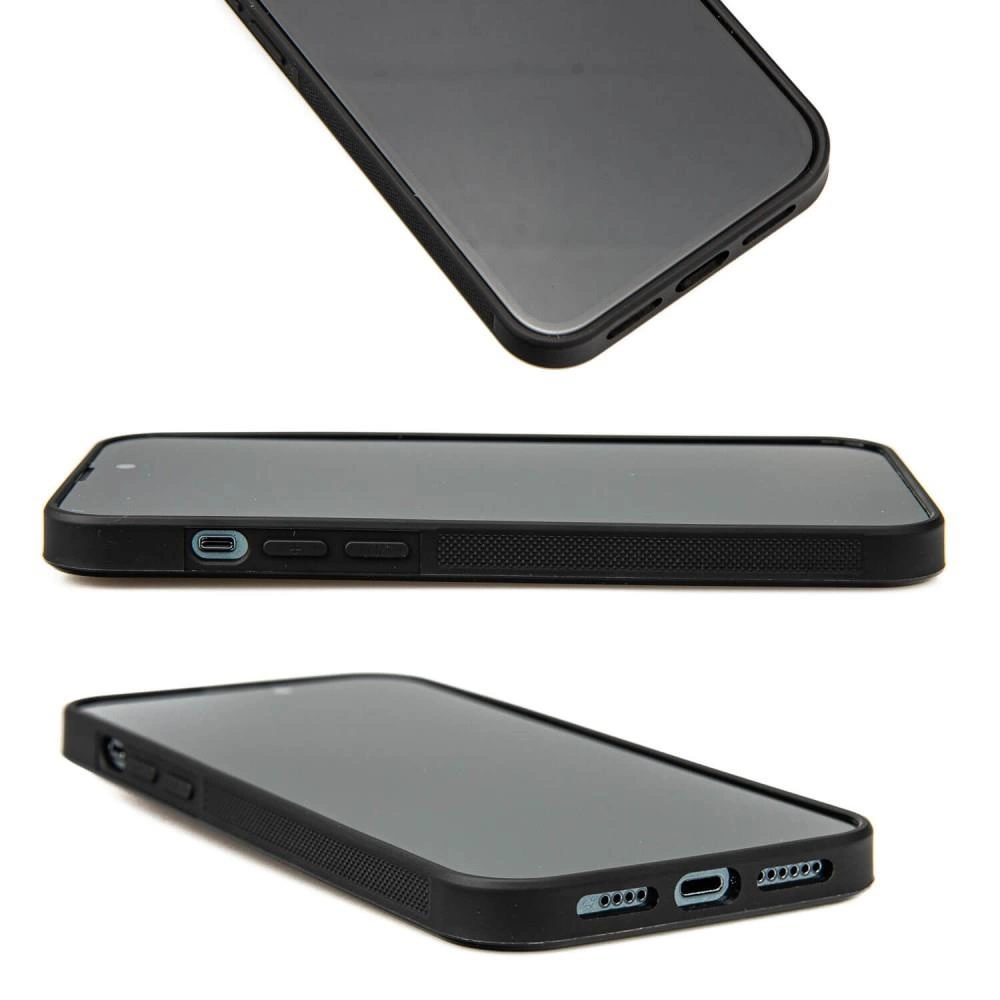 Wood and resin case for iPhone 15 Plus Bewood Unique Turquoise - turquoise and blackeng