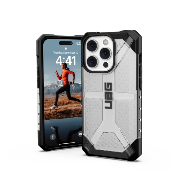 154234_2 UAG Plasma case for iPhone 14 Pro - transparenteng