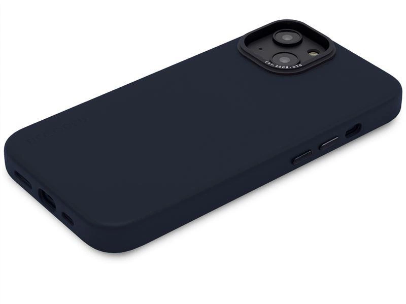 Decoded Leather Case with MagSafe for iPhone 14 Plus - navy blueeng