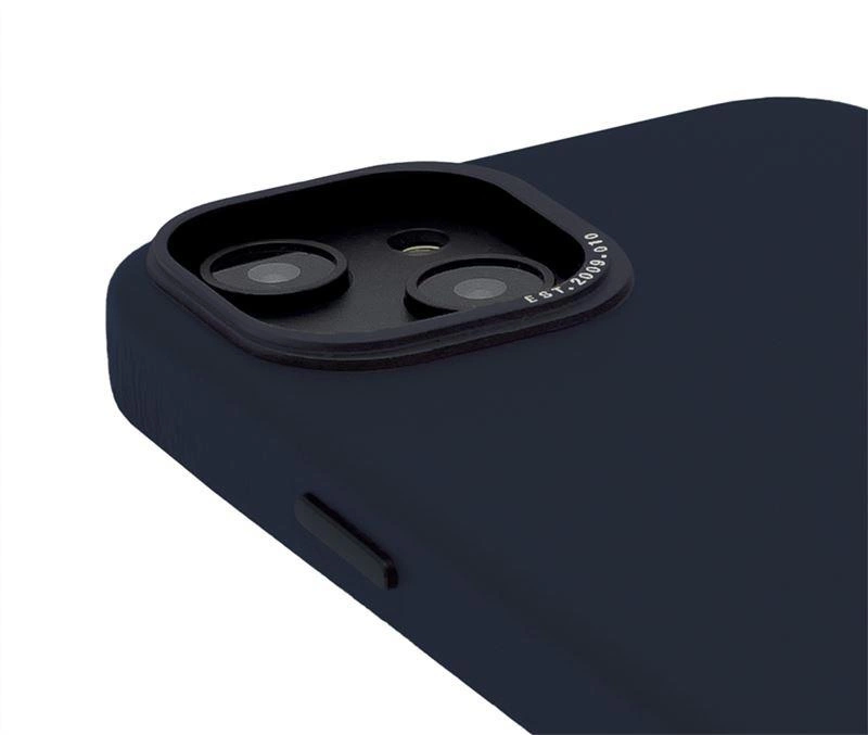 Decoded Leather Case with MagSafe for iPhone 14 Plus - navy blueeng