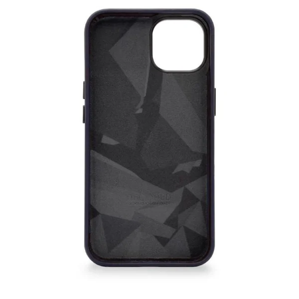 Decoded Leather Case with MagSafe for iPhone 14 Plus - navy blueeng