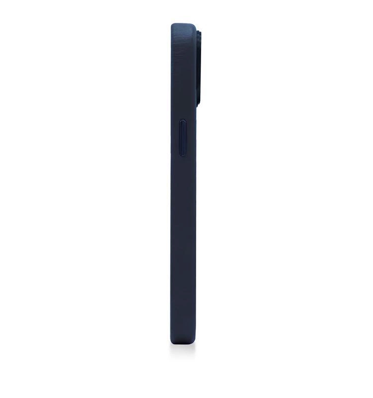 Decoded Leather Case with MagSafe for iPhone 14 Plus - navy blueeng