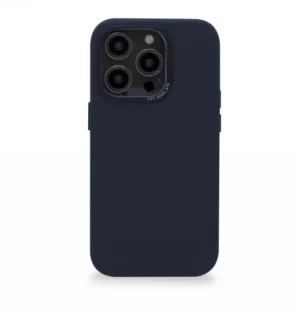 Decoded Leather Case with MagSafe for iPhone 14 Pro Max - navy blueeng