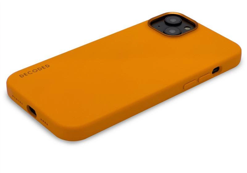 Decoded Silicone Case with MagSafe for iPhone 14 Plus - orangeeng