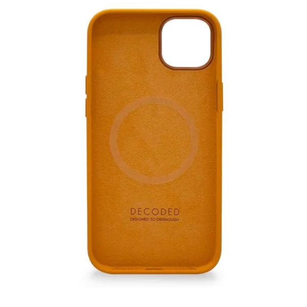 Decoded Silicone Case with MagSafe for iPhone 14 Plus - orangeeng