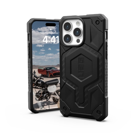 154451_2 UAG Monarch Pro case with MagSafe for iPhone 15 Pro Max - black carboneng