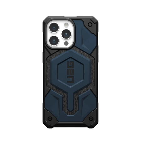 UAG Monarch Pro case with MagSafe for iPhone 15 Pro Max - dark blueeng