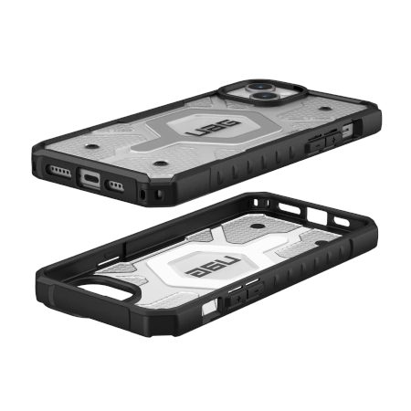 154454_3 UAG Pathfinder MagSafe case for iPhone 15 Plus - transparenteng