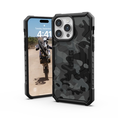 154459_2 UAG Pathfinder MagSafe case for iPhone 15 Pro Max - black camouflageeng