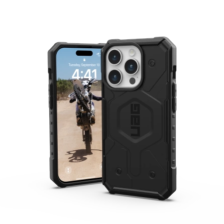 154463_1 UAG Pathfinder MagSafe case for iPhone 15 Pro - blackeng