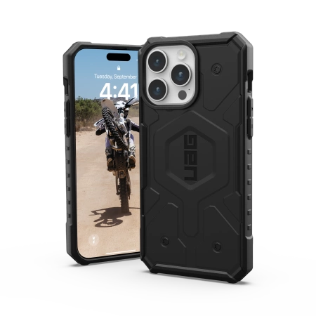 154464_2 UAG Pathfinder MagSafe case for iPhone 15 Pro Max - blackeng