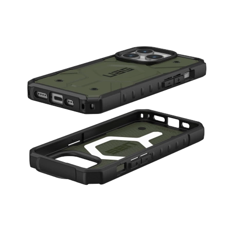154467_3 UAG Pathfinder MagSafe case for iPhone 15 Pro - greeneng