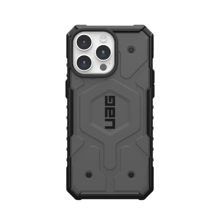 154469_1 UAG Pathfinder MagSafe case for iPhone 15 Pro Max - silvereng