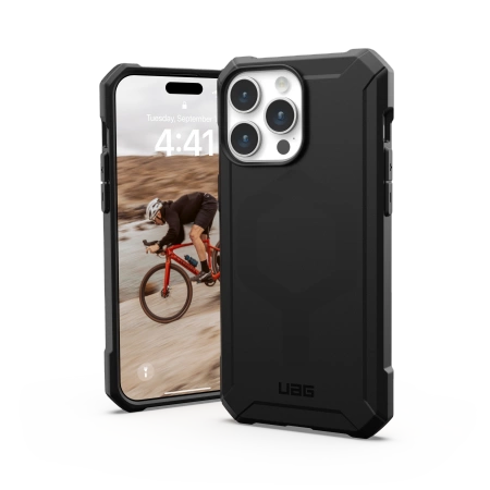 UAG Essential Armor MagSafe case for iPhone 15 Pro Max - blackeng