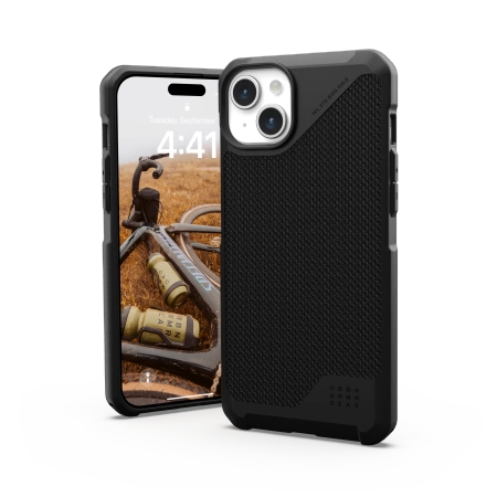 154485_2 UAG Metropolis LT MagSafe case for iPhone 15 Plus - black kevlareng