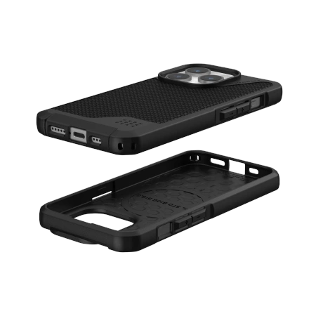 154486_3 UAG Metropolis LT MagSafe case for iPhone 15 Pro - black kevlareng
