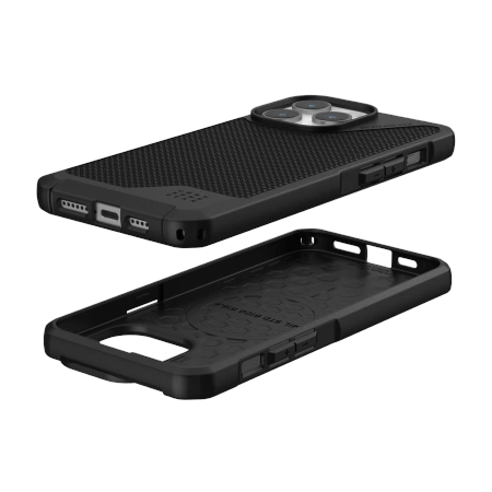 154487_3 UAG Metropolis LT MagSafe case for iPhone 15 Pro Max - black kevlareng