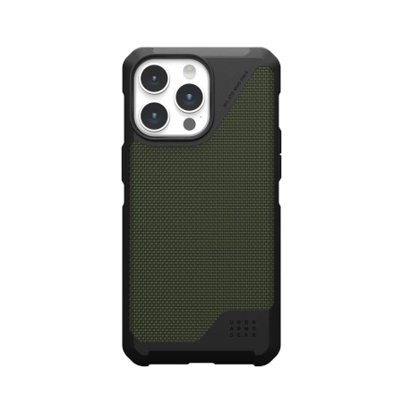 154489_1 UAG Metropolis LT MagSafe case for iPhone 15 Pro Max - green Kevlareng