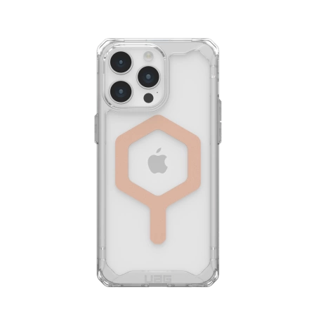 154497_1 UAG Plyo MagSafe case for iPhone 15 Pro Max - transparent and pearleng