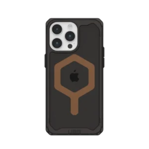 UAG Plyo MagSafe case for iPhone 15 Pro Max - black and browneng