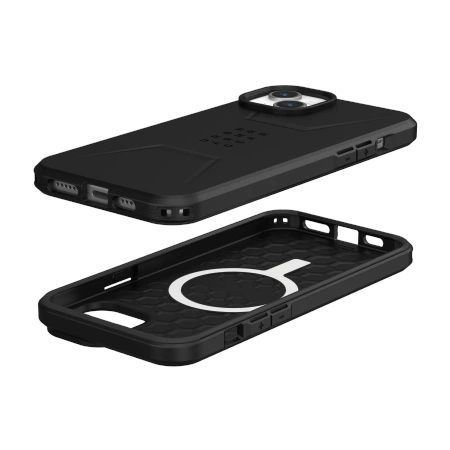 154500_3 UAG Civilian MagSafe case for iPhone 15 Plus - blackeng