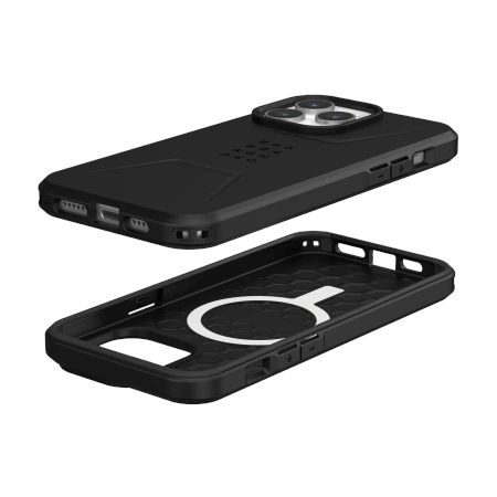 154502_3 UAG Civilian MagSafe case for iPhone 15 Pro Max - blackeng