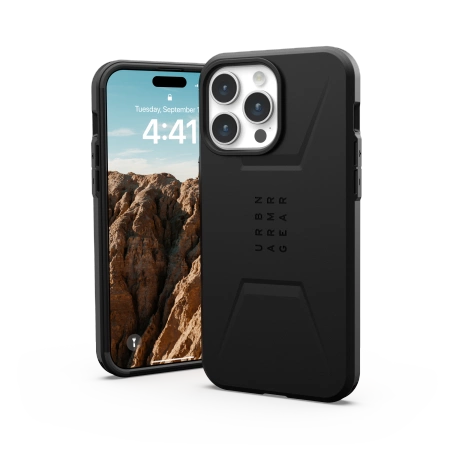 154502_4 UAG Civilian MagSafe case for iPhone 15 Pro Max - blackeng