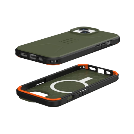 UAG Civilian MagSafe case for iPhone 15 - greeneng