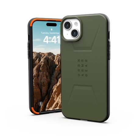 154504_2 UAG Civilian MagSafe case for iPhone 15 Plus - greeneng