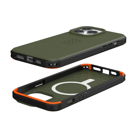 154506_3 UAG Civilian MagSafe case for iPhone 15 Pro Max - greeneng