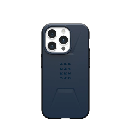 154507_1 UAG Civilian MagSafe case for iPhone 15 Pro - dark blueeng