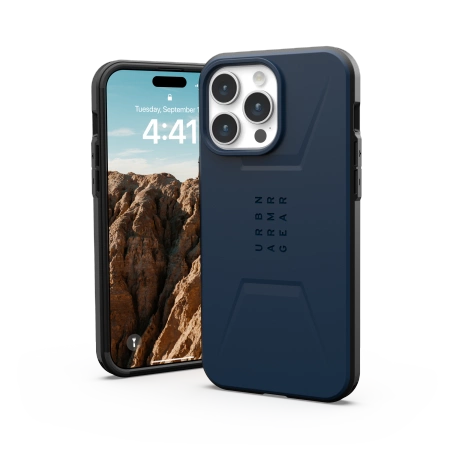 154508_2 UAG Civilian MagSafe case for iPhone 15 Pro Max - dark blueeng