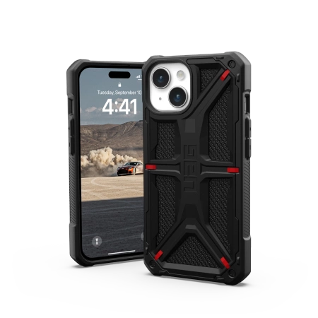 154511_2 UAG Monarch case for iPhone 15 - black kevlareng