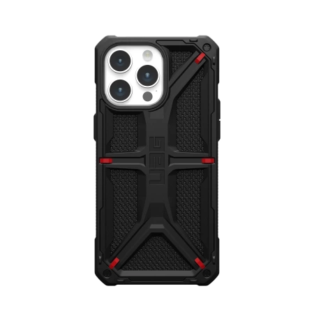 154514_1 UAG Monarch case for iPhone 15 Pro Max - black kevlareng