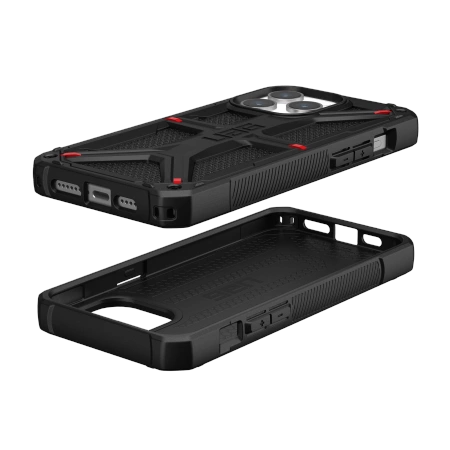 154514_3 UAG Monarch case for iPhone 15 Pro Max - black kevlareng