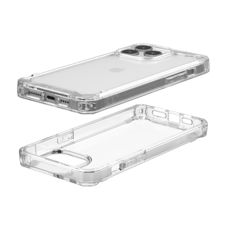 154523_3 UAG Plyo case for iPhone 15 Pro Max - transparenteng