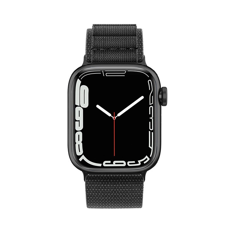 Alpine Steel Buckle Strap for Apple Watch 42 / 44 / 45 / 49 mm - Blackeng