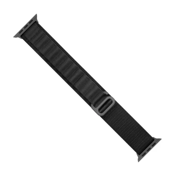 Alpine Steel Buckle Strap for Apple Watch 42 / 44 / 45 / 49 mm - Blackeng