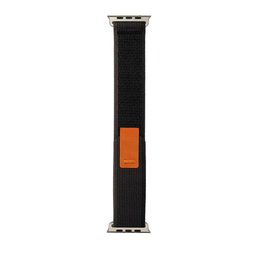 Trail Velcro Strap for Apple Watch 42 / 44 / 45 / 49 mm - Blackeng