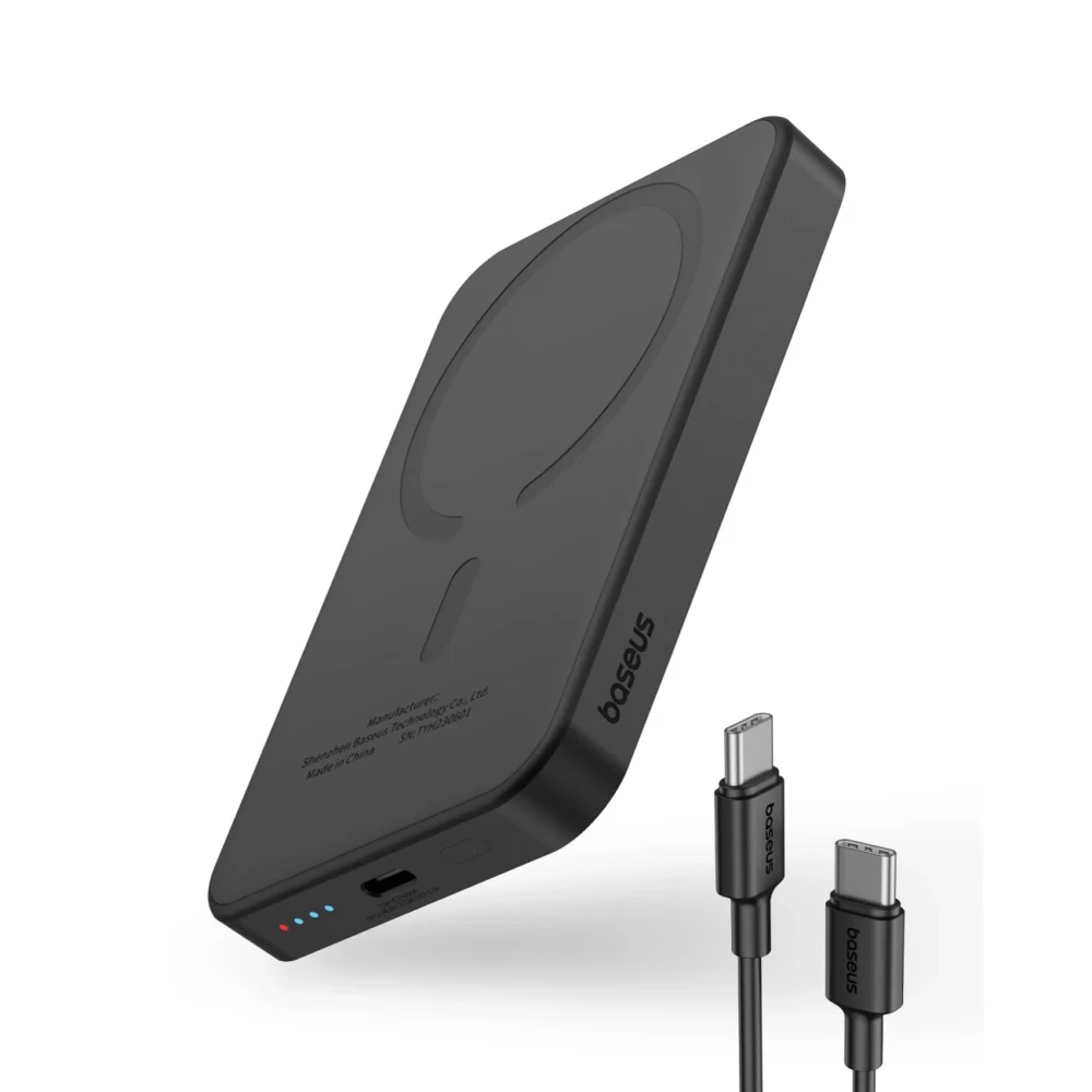 Baseus mini power bank 5000mAh 20W + USB-C cable (20V/3A) - blackeng