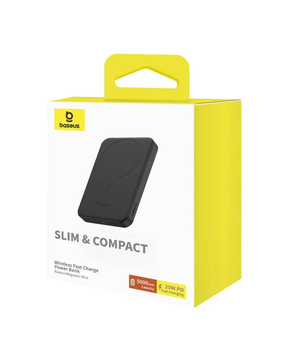 Baseus mini power bank 5000mAh 20W + USB-C cable (20V/3A) - blackeng