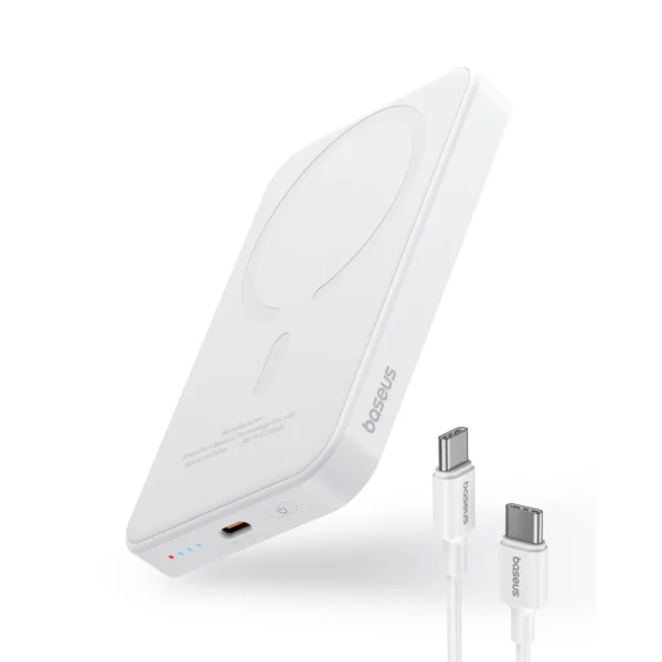 Baseus mini power bank 5000mAh 20W + USB-C cable (20V/3A) - whiteeng