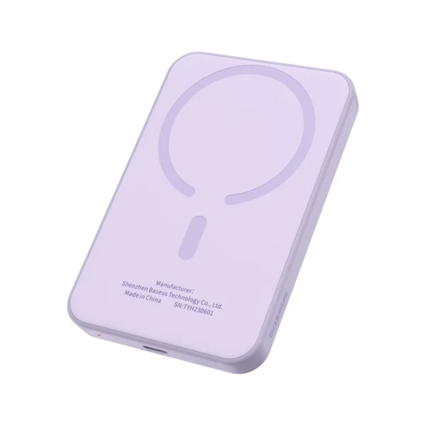 Baseus mini power bank 5000mAh 20W + USB-C cable (20V/3A) - purpleeng
