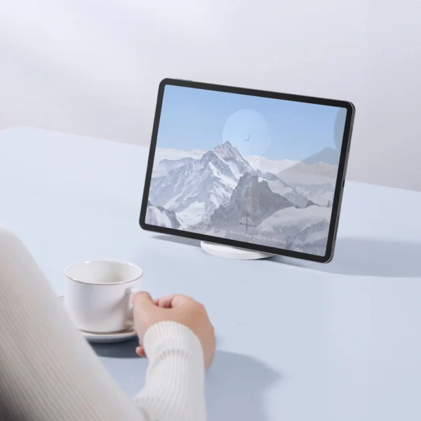 Baseus MagPro magnetic standing holder for the phone - whiteeng