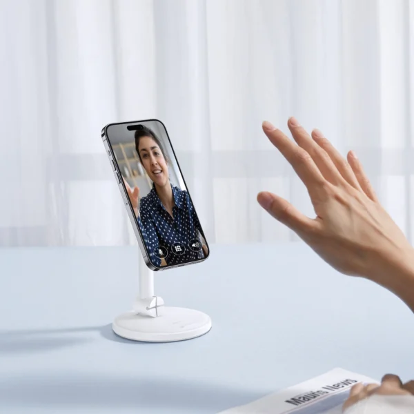 Baseus MagPro magnetic standing holder for the phone - whiteeng