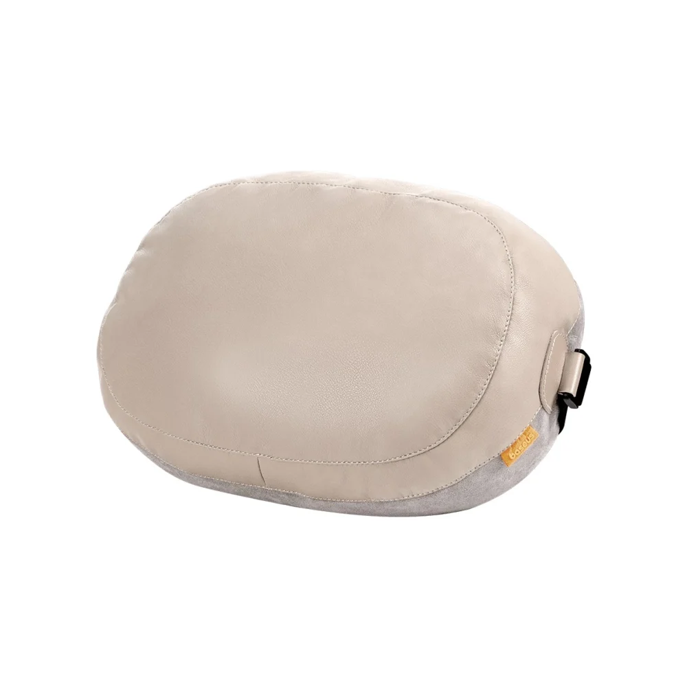 Baseus ComfortRide Series car headrest cushion with 2 materials - beigeeng